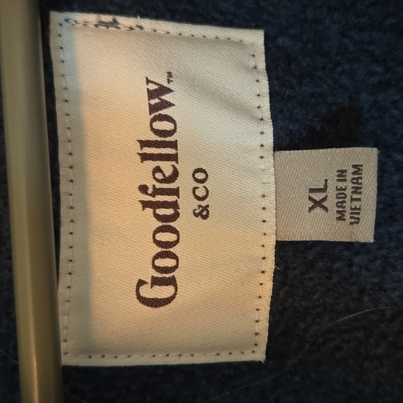 Goodfellow Navy Sweatshirt Size XL - Picture 6 of 7